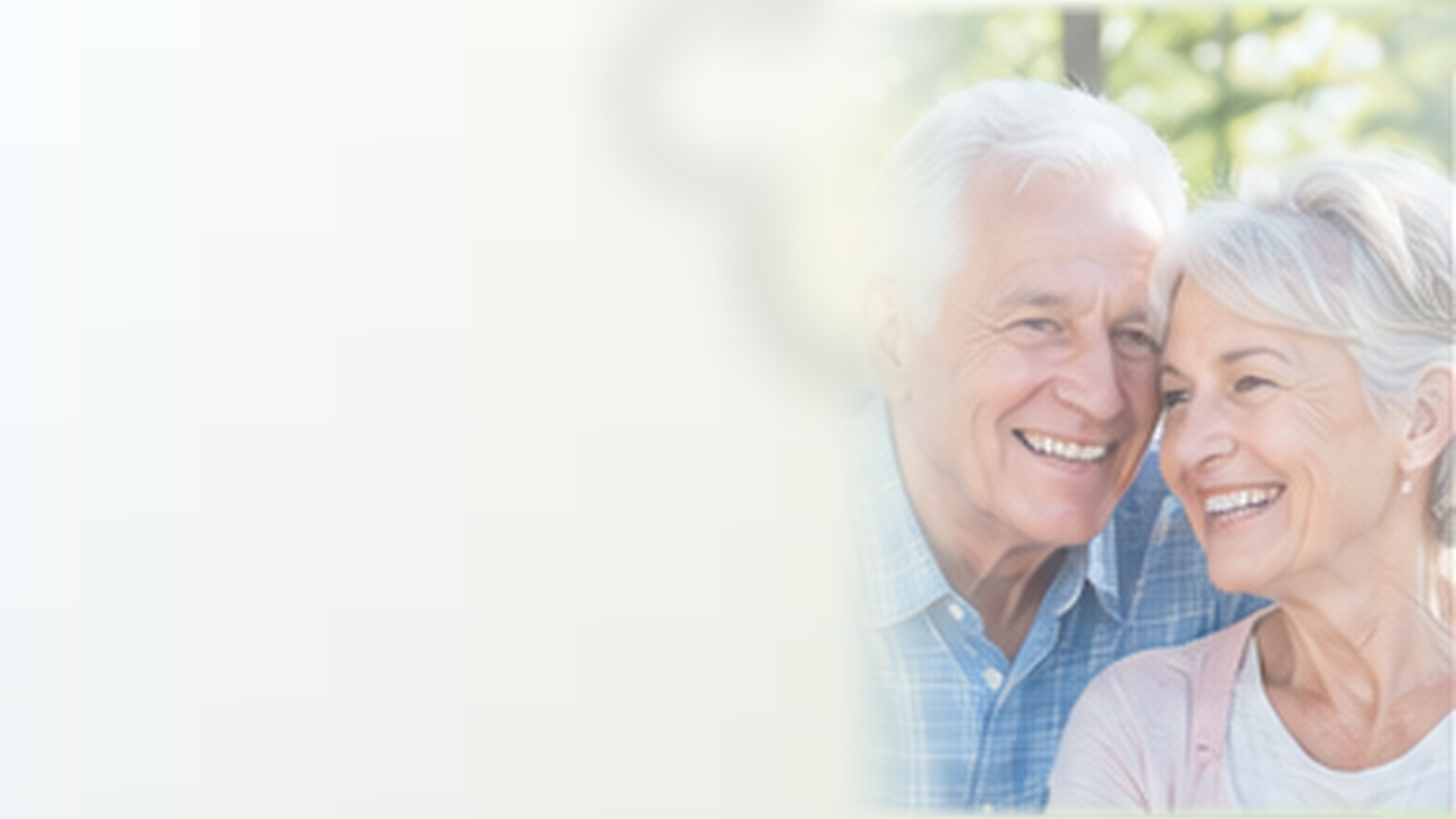 Senior couple reviewing life insurance choices