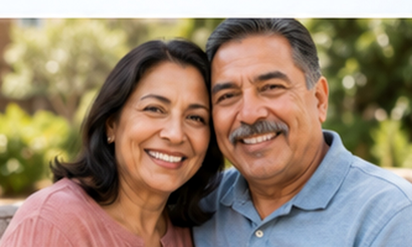 Senior couple comparing Medicare Advantage options